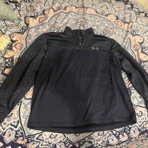 Under Armour Men's Size XL 1/4 Zip Coldgear Jacket Navy